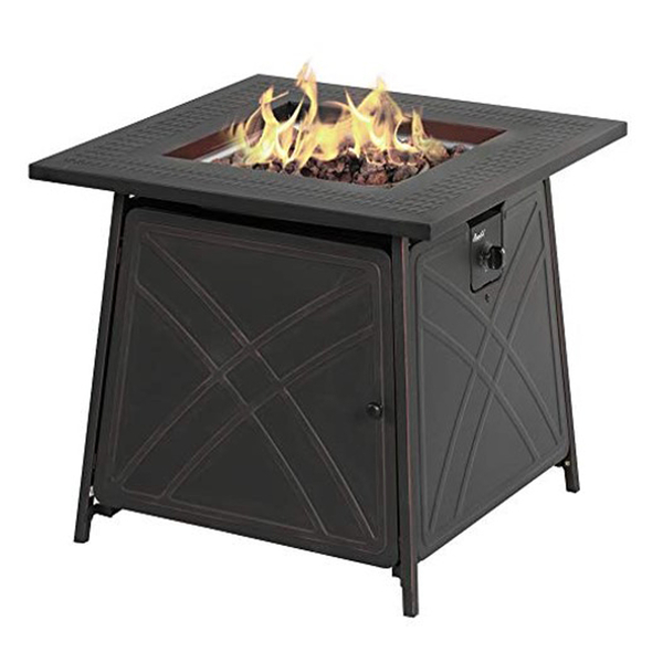 Living Accents FIRE PIT PROPAN SQR 28"" SRGF11634